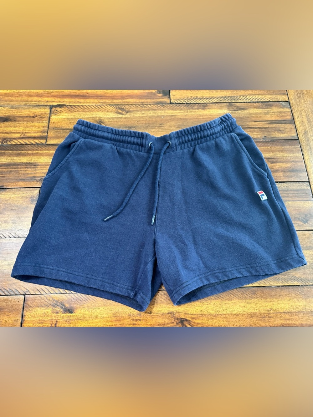 Fila Men's Navy Athletic Drawstring Shorts